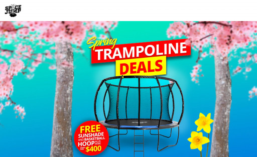 Summer is Around the Corner and Trampolines Provide an Opportunity for All Ages to Jump Outside and Enjoy the Warmer Weather