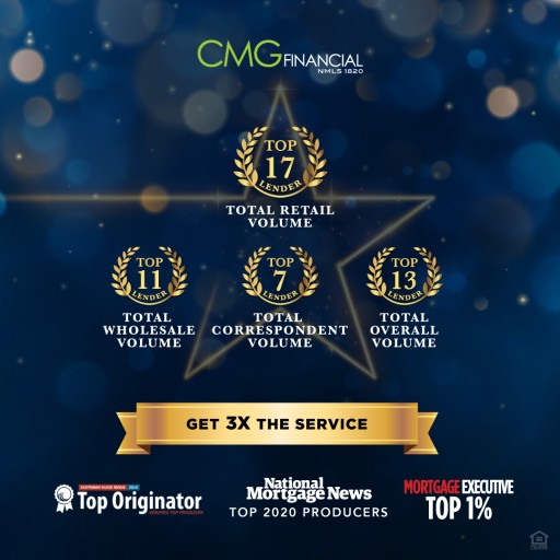 CMG Financial Loan Officers Recognized by Scotsman Guide, Mortgage Executive Magazine, and National Mortgage News