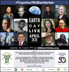 #TogetherWeEarthrise Earth Day Live Flier