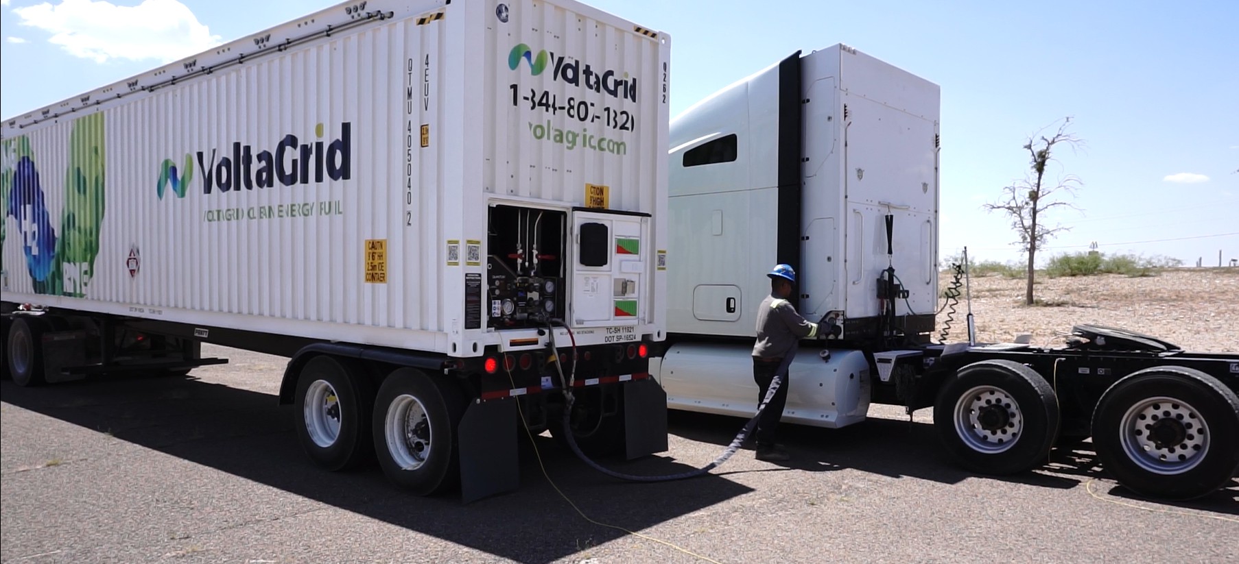 VoltaGrid Tractor Trailer