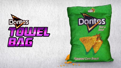 The First Ever Doritos Towel Bag by Strauss Frito Lay