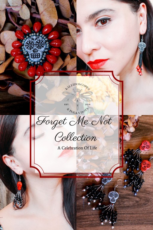 Limited Release Day of the Dead Inspired Jewelry Collection by Kaleidoscopes and Polka Dots