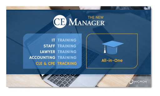 The New CE Manager: A World-Class LMS and CE Compliance Tracking System