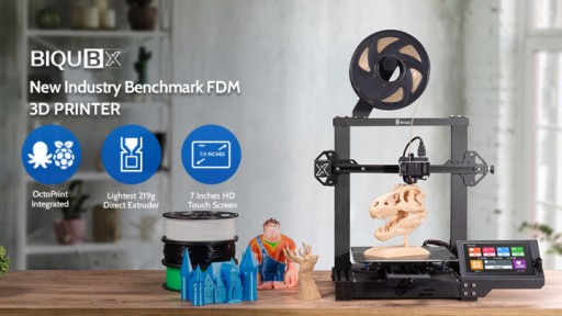 BIQU Announces the Launch of BIQU BX - World's Lightest Direct Extruder FDM 3D Printer