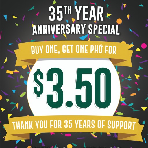 Pho Hoa Noodle Soup Celebrates 35 Years in Business