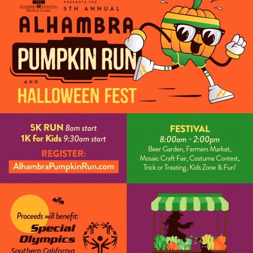 2018 Alhambra Pumpkin Run & Halloween Fest to Benefit Special Olympics
