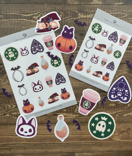 Fall Collection Sticker Kit by Christina Veillette