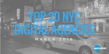 Top 20 NYC Digital Agencies, March 2018