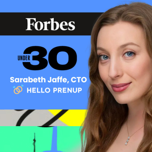 HelloPrenup's Sarabeth Jaffe Recognized in Forbes' Prestigious 30 Under 30 List