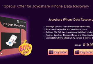 Joyoshare iPhone Data Recovery - 60 percent off