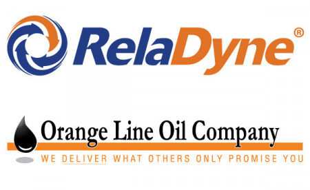 RelaDyne and Orange Line Oil Company Logos
