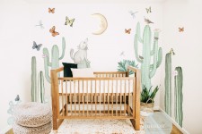 Extra Large Cactus Set with Coyote, Moon and critters bundle