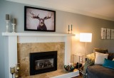 Canvas artwork over the fireplace in Frames4Canvas