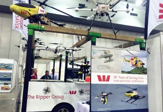 JTT UAV showcased at World of Drones with Little Ripper Group