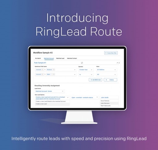 RingLead Unveils Intelligent Routing for Salesforce With RingLead Route