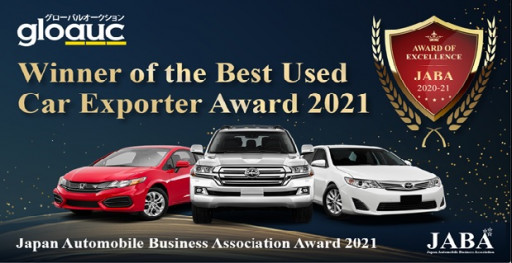 GloAuc Makes History as It Claims JABA Best Used Car Exporter Award 2020-2021