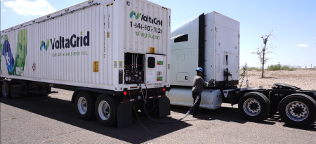 VoltaGrid Tractor Trailer