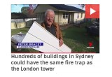 7 News Peter Bracey Non Flammable Cladding