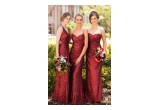 Sorella Vita Bridesmaid Dresses in Crimson Sequin