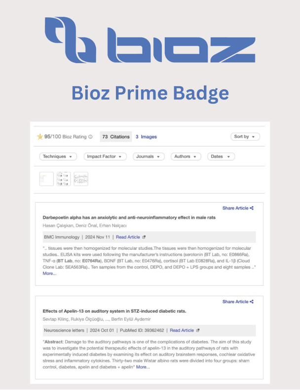 Bioz Prime Badge