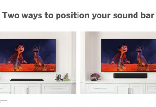 Wall or Table Mount the All-in-One Sound Bar