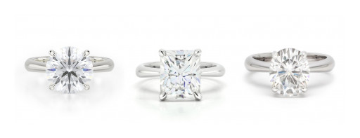 Engagement Rings Featuring Exceptional Moissanite Available at Ella Rose