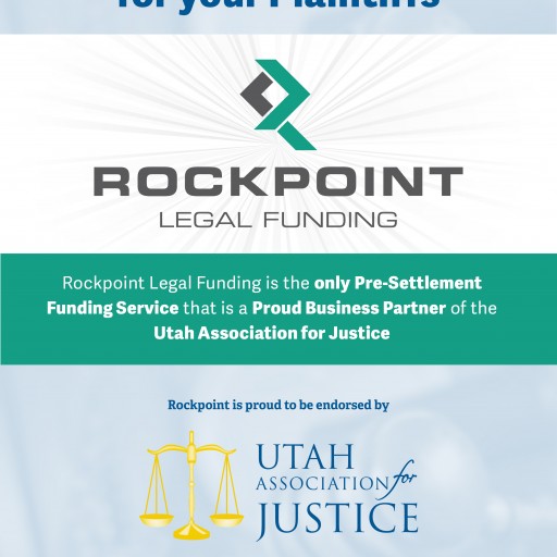 Rockpoint Legal Funding Endorsed by Utah Association for Justice (UAJ)
