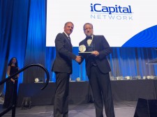 Dan Vene from iCapital Network accepting the award