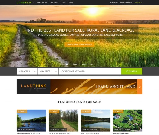 LANDFLIP NETWORK Brings New Innovation to Online Land Marketplace