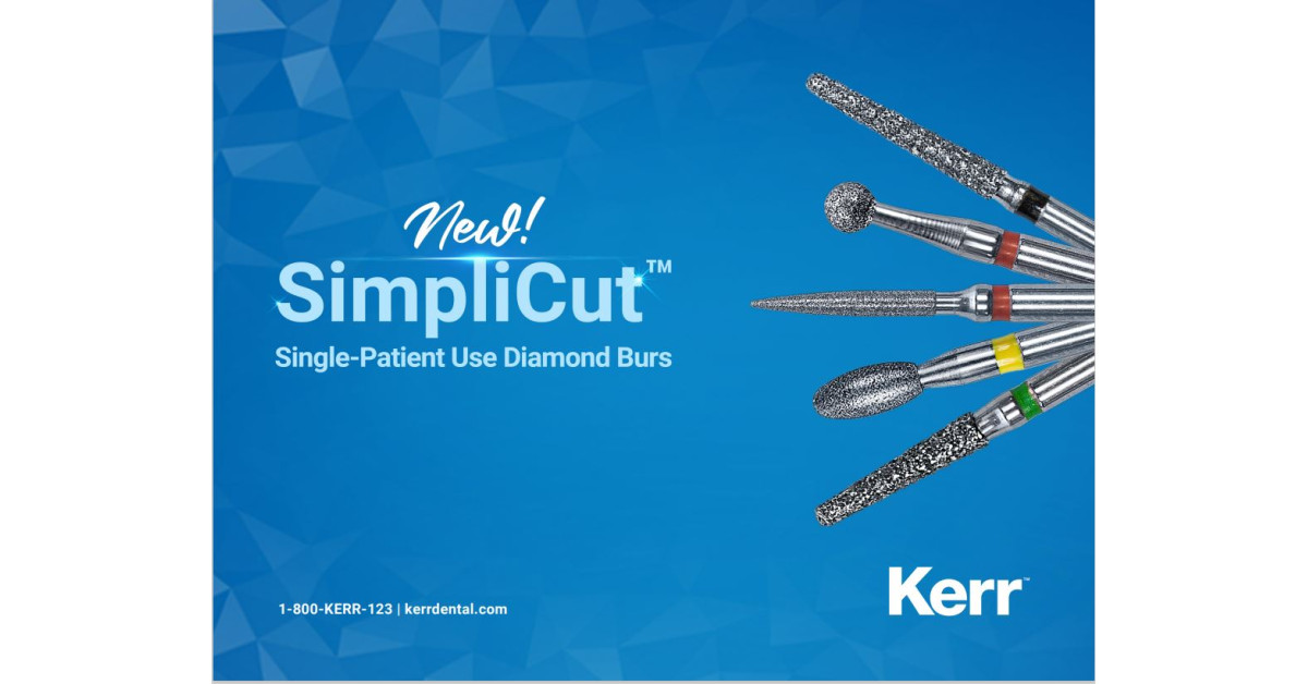 Kerr Dental Launches New SimpliCut PreSterilized SinglePatient Use