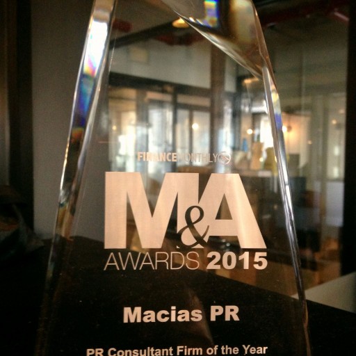 Finance Monthly Names Macias PR the Top PR Firm in the USA for 2015