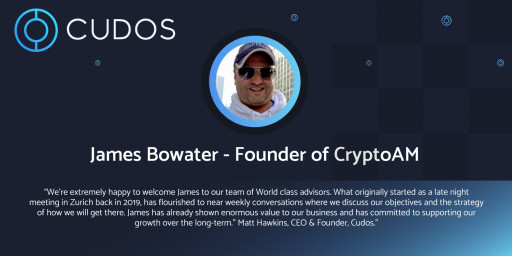 James Bowater Joins Cudos as Advisor