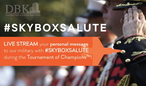 DBK Announces Skybox Salute, a Military-Gratitude Digital Event to Take Place During Diamond Resorts Tournament of Champions