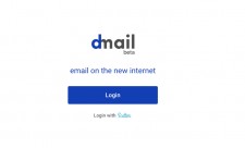 Front end of dmail website