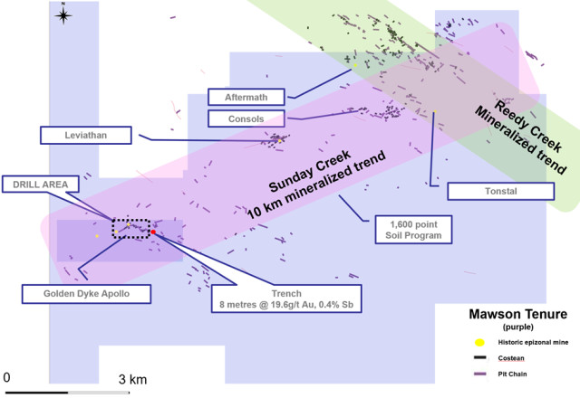Mawson Gold Limited, Wednesday, October 6, 2021, Press release picture