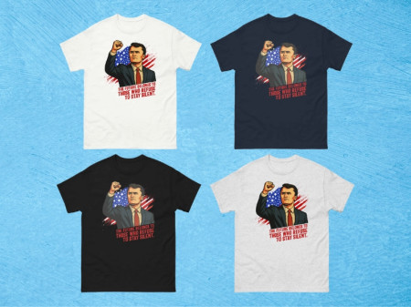 Free Charlie Kirk Patriotic T-Shirt (Limited 500)