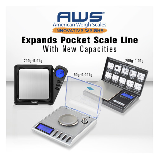 American Weigh Scales Expands Pocket Scale Line With Innovative Features and New Units