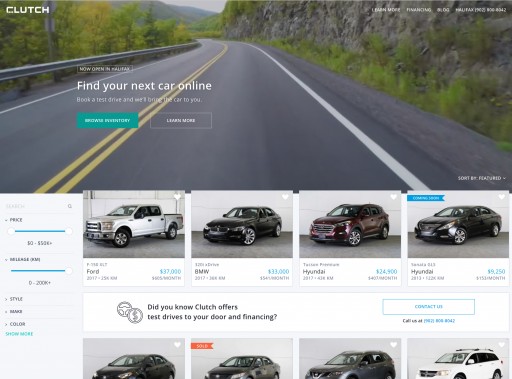 Clutch Brings To-Your-Door Test Drives and Transparency to the Used Car Market