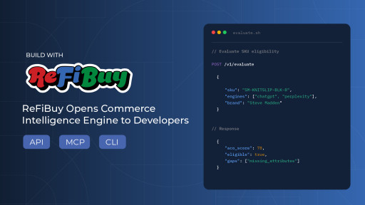 ReFiBuy Opens Commerce Intelligence Engine to Developers with 'Build with ReFiBuy'