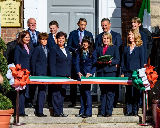 Church of Scientology Cuts a Ribbon on National Affairs Office in the Emerald Isle