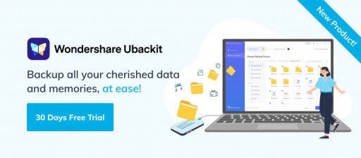 Wondershare Releases Ubackit, a Data Backup & Restore Software