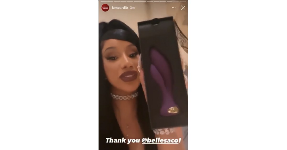 cardi b sex toy Cardi B Giving Away Sex Toys For Full 