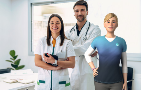 Clinicians with Addison Avatar