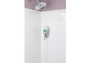 ToothShower works off of your shower plumbing