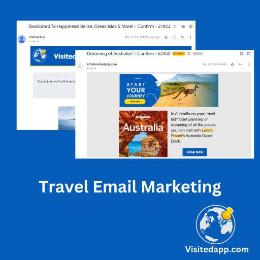 Travel Email Marketing - Now Offered on Visited App