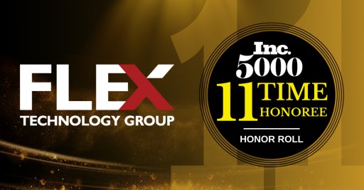 Flex Technology Group Maintains Rapid Growth With 11 Consecutive Years on the 2020 Inc. 500|5000 List of Fastest-Growing Companies