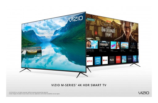 VIZIO Rolls Out All-New 2018 M-Series™ 4K HDR Smart TVs to Canada, Highlighted by Step-Up Picture Quality and Bezel-Less Design