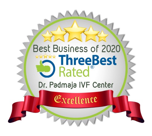 Hyderabad's Leading Fertility Clinic, Dr. Padmaja IVF Center, Wins the 2020 Three Best Rated Award
