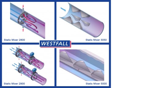 Westfall Offers Four Affordable Static Mixers for Wastewater Treatment Engineers Who Face Difficult On-Site Challenges