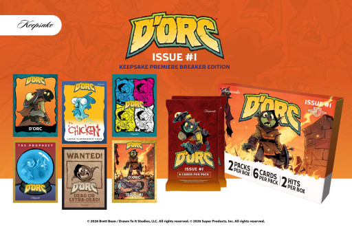 Keepsake Trading Cards Announces Partnership with Hit Comic Series D'Orc by Brett Bean